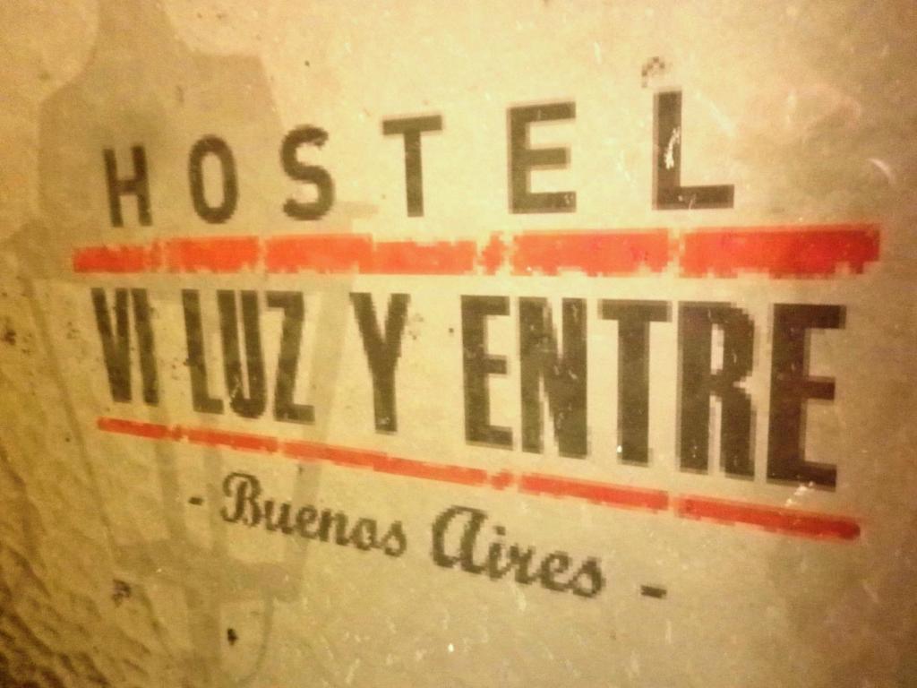 VI Luz Y Entre Hostel Buenos Aires Zewnętrze zdjęcie